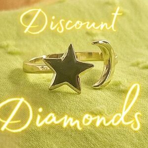 14K Yellow Gold Spinner Ring over 925 Sterling Silver Ring